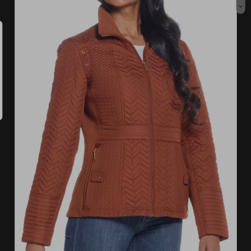 Weatherproof Cinnamon Quilted Coat - Picture 8 of 16